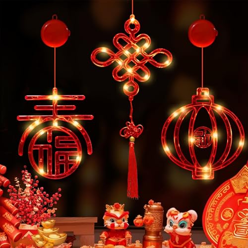 YumSur 3er Set Neujahr LED Fensterlicht Saugnapf,LED Saugnapf Neujahr Lichter,Neujahrdeko fenster,lichtervorhang fenster led,LED Vorhang Licht für Fensterdeko YumSur 3er Set Neujahr LED Fensterlicht Saugnapf,LED Saugnapf Neujahr Lichter,Neujahrdeko fenster,lichtervorhang fenster led,LED Vorhang Licht für Fensterdeko von YumSur
