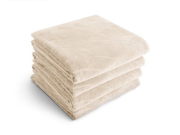 Yumeko Handtücher Velours 50x100 - 4 Stk. aus Bio-Baumwolle Yumeko Handtücher Velours 50x100 - 4 Stk. aus Bio-Baumwolle von Yumeko