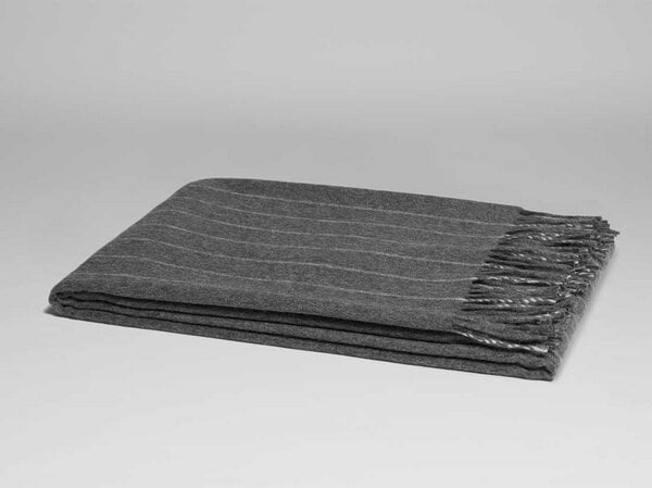 Yumeko Plaid Kaschmir-Mischung Stripe 130x190 aus Bio-Wolle von Yumeko
