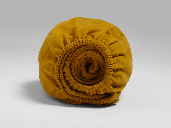 Yumeko Spannbettlaken Velvet Flanell aus Bio-Baumwolle von Yumeko