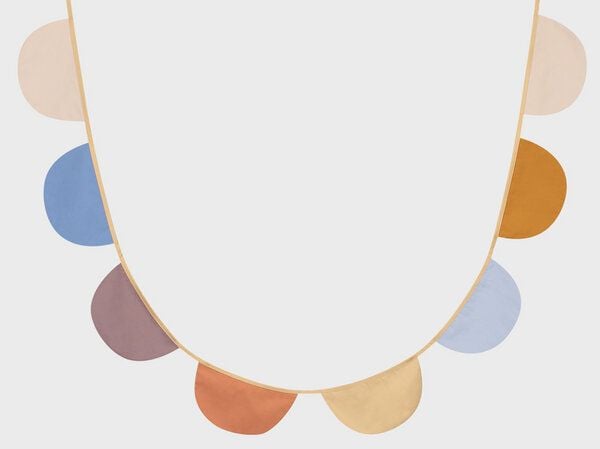 Yumeko Wimpelkette Baumwolle Halbmond vielfarbig 3,6 m Yumeko Wimpelkette Baumwolle Halbmond vielfarbig 3,6 m von Yumeko