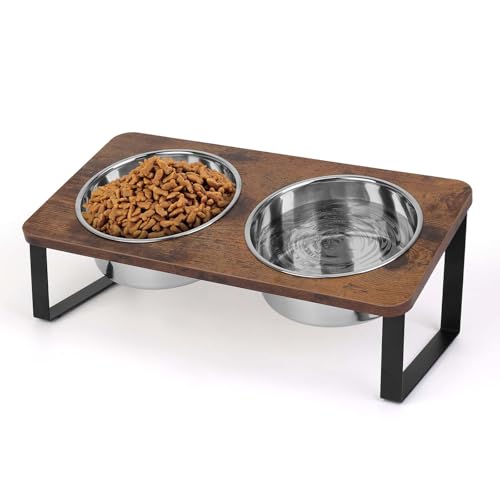 Yummy Sam 15 ° geneigter erhöhter Futternapf aus Edelstahl für Hunde und Wassernapf, erhöhte Futternäpfe mit Ständer, Doppel-Futterschalen für mittelgroße Hunde und große Katzen Yummy Sam 15 ° geneigter erhöhter Futternapf aus Edelstahl für Hunde und Wassernapf, erhöhte Futternäpfe mit Ständer, Doppel-Futterschalen für mittelgroße Hunde und große Katzen von Yummy Sam