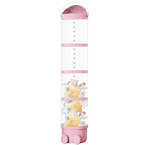 Stofftier-Aufbewahrungsrohr, Stofftier-Aufbewahrungsrohr, transparenter Stofftier-Aufbewahrungsständer, Puppen-Display-Eimer, Stofftier-Rohr-Aufbewahrung für Zuhause, Wohnzimmer, Schlafzimmer von Yumneo
