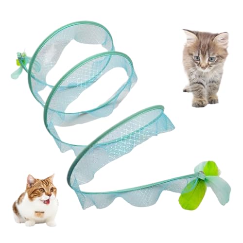 Yumneo Katzenrohr | S-förmige Haustier-Spielröhren – Tragbares interaktives Labyrinth mit Federn für Übungstraining Reisen Jagd Bereicherung Langeweile Linderung Yumneo Katzenrohr | S-förmige Haustier-Spielröhren – Tragbares interaktives Labyrinth mit Federn für Übungstraining Reisen Jagd Bereicherung Langeweile Linderung von Yumneo