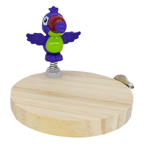 Yumneo Vogel-Sitzstangen für Papageien, Vogelsitzstange, kaubar, aus Holz, natürlich, rutschfest, Spielplatz für Aras, Tauben, drinnen und draußen Yumneo Vogel-Sitzstangen für Papageien, Vogelsitzstange, kaubar, aus Holz, natürlich, rutschfest, Spielplatz für Aras, Tauben, drinnen und draußen von Yumneo