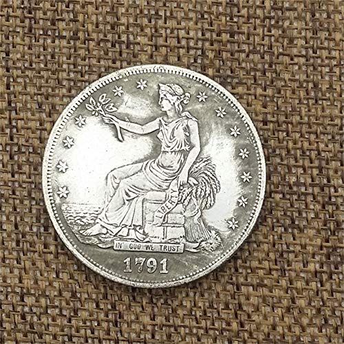 YunBest 1791 Antike Great US Liberty Old One-Dollars Coins - Great America Coin - Unzirkulierte Gedenkmünze - Entdecken Sie Geschichte der US Coins BestShop von YunBest