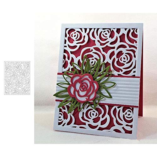 YunTrip Blumen Rose Stanzschablonen für DIY Scrapbooking Fotoalbum dekorative Papierkarten Basteln Zubehör für Grußkarten / Einladungen von YunTrip