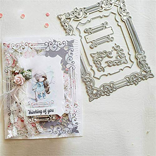 Stanzformen für Kartenherstellung, YunTrip Schichtrahmen-Set, Metall-Stanzschablonen für DIY, Scrapbooking, Fotoalbum, Papier, dekoratives Handwerk Stanzformen für Kartenherstellung, YunTrip Schichtrahmen-Set, Metall-Stanzschablonen für DIY, Scrapbooking, Fotoalbum, Papier, dekoratives Handwerk von YunTrip