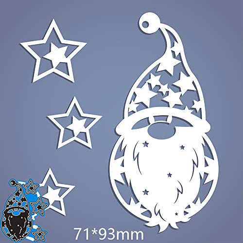 YunTrip Stanzformen für Kartenherstellung, Weihnachtsmann, Metall-Stanzschablonen für DIY Scrapbooking Fotoalbum Papier dekorative Handwerk YunTrip Stanzformen für Kartenherstellung, Weihnachtsmann, Metall-Stanzschablonen für DIY Scrapbooking Fotoalbum Papier dekorative Handwerk von YunTrip
