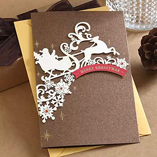 Yuntrip Stanzformen für Kartenherstellung, Weihnachtsmotive, Hirsch, Schneeflocke, Metall, Stanzschablonen für Bastelarbeiten, Scrapbooking, Fotoalbum, dekorative Papierkarten Yuntrip Stanzformen für Kartenherstellung, Weihnachtsmotive, Hirsch, Schneeflocke, Metall, Stanzschablonen für Bastelarbeiten, Scrapbooking, Fotoalbum, dekorative Papierkarten von YunTrip