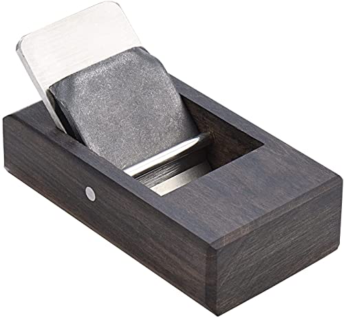 Mini Holz Handhobel Blockhobel Japanische Einhandhobel DIY Werkzeug für Holzarbeiter (Länge 105 mm, Klingenbreite 44 mm) von Yundxi