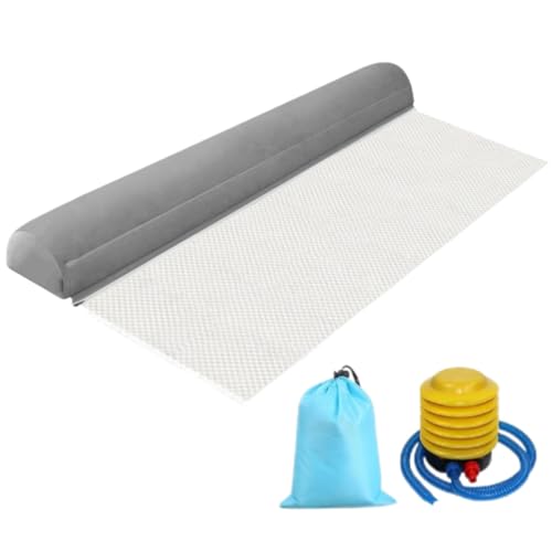 Yuning Aufblasbarer Baby Schutzpolster 130cm, Tragbarer Stoßschutz & Fallschutz für Kleinkinder Mit Pumpe & Aufbewahrungstasche, Multifunktionales Weiches Kissen für Spielbereich, Sofa & Reise von Yuning