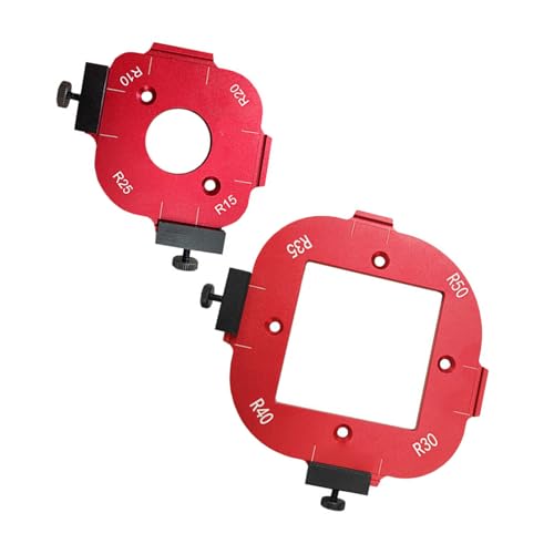2 Stück Eckradius-Schablonen-Frässchablone, Aluminiumlegierung, Abgerundete Ecken, Frässchablone für Holzbearbeitung, Bilderrahmen, Schneiden des Außendurchmessers 2 Stück Eckradius-Schablonen-Frässchablone, Aluminiumlegierung, Abgerundete Ecken, Frässchablone für Holzbearbeitung, Bilderrahmen, Schneiden des Außendurchmessers von Yunir