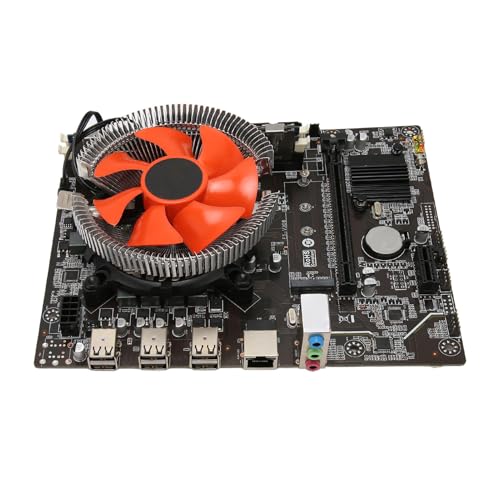 X79 Motherboard-Set, DDR3 8G E5 2420 CPU 6 Kerne 12 Threads PCB Motherboard CPU Combo, mit Lüfter Dual-Kontrollleuchte, für PC von Yunir