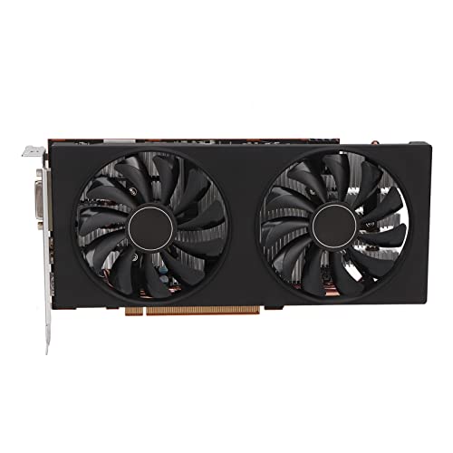 Yunir RX5500 XT Gaming-Grafikkarte, 8G GDDR6 256-Bit-Speicher 2000 MHz GPU, 7680 X 4320 Auflösung, Dual-Cooling-Desktop-Grafikkarte mit Schnittstelle DP HD DVI Yunir RX5500 XT Gaming-Grafikkarte, 8G GDDR6 256-Bit-Speicher 2000 MHz GPU, 7680 X 4320 Auflösung, Dual-Cooling-Desktop-Grafikkarte mit Schnittstelle DP HD DVI von Yunir