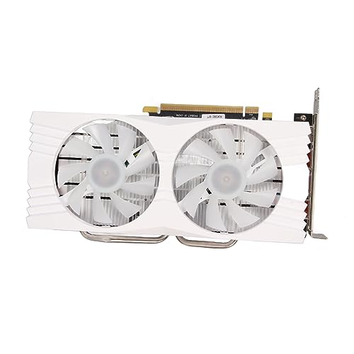 Yunir RX580 Desktop-Grafikkarte, 8G GDDR5 256-Bit-Gaming-Grafikkarte mit DP- und HD-Ausgang, 1284-MHz-GPU-Dual-Lüfter für Gaming, Büro, Design, Audio-Video von Yunir