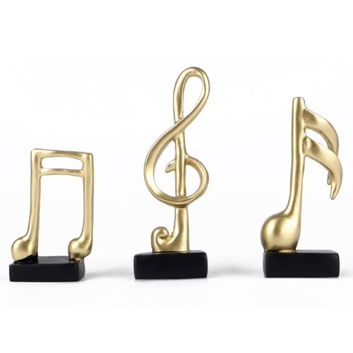 Yunjuhop 3 Musiknoten Decor Gifts Musical Dekoration Moderne Skulptur, dekorative Figuren zu Hause, Musikskulptur, Tischdekoration für Wohnzimmer, Büro, Geschenke, Souvenir (Gold) Yunjuhop 3 Musiknoten Decor Gifts Musical Dekoration Moderne Skulptur, dekorative Figuren zu Hause, Musikskulptur, Tischdekoration für Wohnzimmer, Büro, Geschenke, Souvenir (Gold) von Yunjuhop