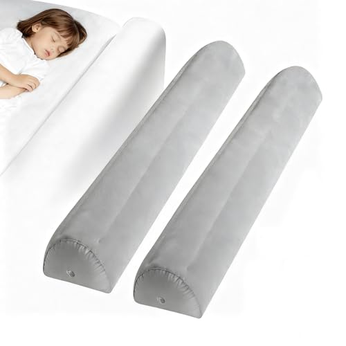 Yunlaishaocer 2er Rausfallschutz Bett,127*20*15 cm Bettschutzgitter für Kinder,Aufblasbares Bettgitter Rausfallschutz mit Handpumpe für Baby Ältere Erwachsene,Unterwegs,Doppelbetten und Klappbetten Yunlaishaocer 2er Rausfallschutz Bett,127*20*15 cm Bettschutzgitter für Kinder,Aufblasbares Bettgitter Rausfallschutz mit Handpumpe für Baby Ältere Erwachsene,Unterwegs,Doppelbetten und Klappbetten von Yunlaishaocer