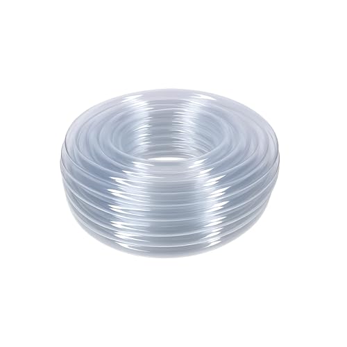 Silikonschlauch Flexibler Schlauch 12 Meter, 8mm ID x 10mm OD Flexibler Silikonschlauch Lebensmittelecht, Transparenter Schlauch, Klar Wasser Luft Rohre für Pumpentransfer Silikonschlauch Flexibler Schlauch 12 Meter, 8mm ID x 10mm OD Flexibler Silikonschlauch Lebensmittelecht, Transparenter Schlauch, Klar Wasser Luft Rohre für Pumpentransfer von Yunlaishaocer