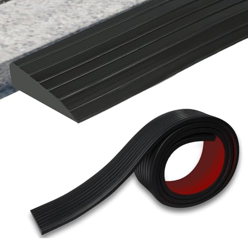 Yunlaishaocer 2M*8cm*2.5cm Türschwellenrampe,Gummirampe Selbstklebende für 1cm Höhenunterschied,bis 800 kg belastbar,Türschwelle Rollstuhlrampe für Kinderwagen, Rollator oder e Scooter (2.5cm Höhen) Yunlaishaocer 2M*8cm*2.5cm Türschwellenrampe,Gummirampe Selbstklebende für 1cm Höhenunterschied,bis 800 kg belastbar,Türschwelle Rollstuhlrampe für Kinderwagen, Rollator oder e Scooter (2.5cm Höhen) von Yunlaishaocer