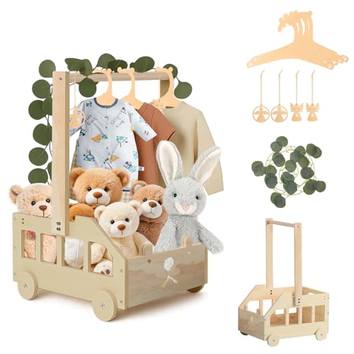 Yunlaishaocer Holz Baby Geschenk Korb mit Griff, Babykorb Neugeborene mit Grüne Kletterpflanzenzweige, Wickelkorb, Kinderdusche Holzkisten, Schwangerschaftsgeschenke für Neue ElterN(Bärchen-Design) Yunlaishaocer Holz Baby Geschenk Korb mit Griff, Babykorb Neugeborene mit Grüne Kletterpflanzenzweige, Wickelkorb, Kinderdusche Holzkisten, Schwangerschaftsgeschenke für Neue ElterN(Bärchen-Design) von Yunlaishaocer