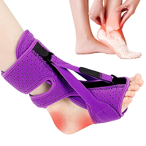 Yunmiao Plantarfaszien-Nachtschiene | Damen Herren Nachtschiene für Plantarfaszie,Verstellbarer Fußstrecker für Achillessehnenentzündung, Senkfußstütze für den rechten oder lin Fuß von Yunmiao