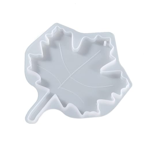 Unregelmäßige Blatt Coaster Formformharz Silikonform DIY -Kristallkleberblattspeicherschale Form zum Herstellen von Fruchtspeicherplatten Silikonblattplattenform für Epoxidharz von Yunnan Sourcing