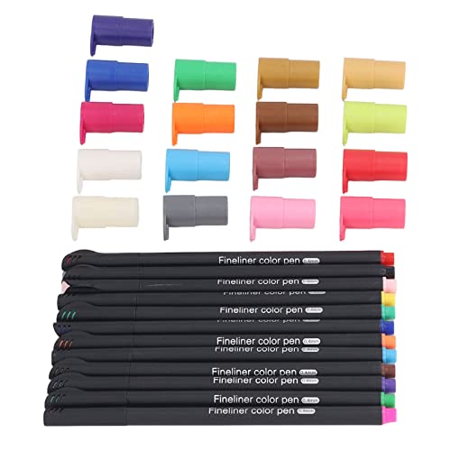 17-teiliges Stift-Adapter-Set mit 12 Stiften, Ersatz für Bunte Stifthalter mit Feiner Spitze, für Cricut Maker 3, Explore Air 2 von Yunseity