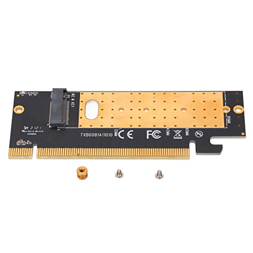 Yunseity NVMe PCIe Adapter M.2 SSD auf PCI-e X16 Konverterkarte, Kompatibel mit M.2 (M Key) NVMe SSD 2280/2260/2242/2230, für Windows, OS X, Linux von Yunseity