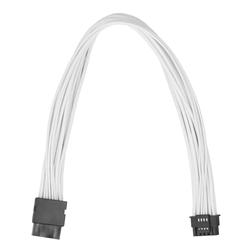 Pcie 5.0 12vhpwr GPU-Kabel, Flexibel, 12 + 4-polig, Männlich auf Weiblich, GPU-Kabel, 33,9 cm, Leicht zu Biegen, Gute Leitfähigkeit, Legierungskupfer-Anschluss für 3090ti von Yunseity