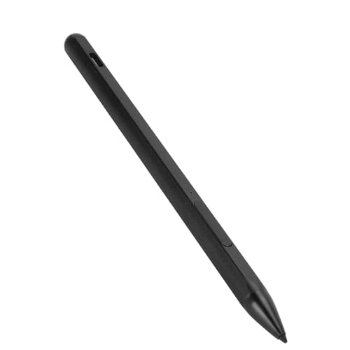Stylus Pen für Surface Pro X, 9, 8, 7, 6, 5, 4, 3, Book 2, wiederaufladbarer MPP 2.0 Tilt Pen mit 4096 Druckstufen, Palm Rejection, 3 Ersatzfedern (Black) von Yunseity