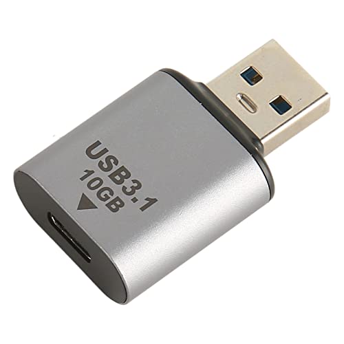 USB 3.1 Gen2 auf USB C Adapter, 10 Gbps USB Typ C Buchse auf USB Stecker Adapter, für Laptops Computer von Yunseity
