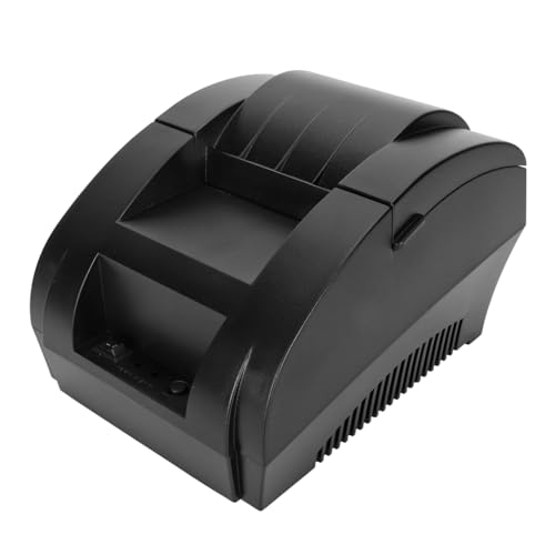 Versandetikettendrucker, 58 Mm Breite, USB-Schnittstelle, ESC POS-kompatibler Thermodrucker, Integrierter Datenpuffer für die Logistik (USB EU-Stecker) von Yunseity