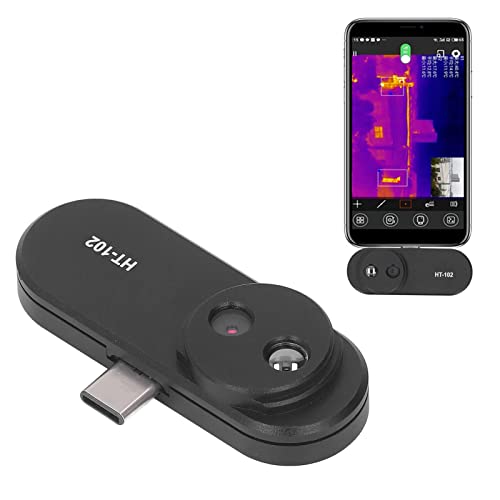 Yunseity Wärmebildkamera für Android-Telefone, Infrarot-Wärmebildkamera mit 32 X 32 IR-Auflösung, 9 Hz, für USB-C-Android-Smartphones von Yunseity