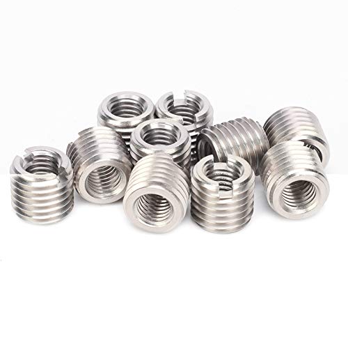 Yunseity 10-Teilige Gewindeeinsätze Invengewinde M10x1,5 MM, Auzengewinde M16x2 MM ReduzierMutter-BefestiNtelemente Reparaturwerkschwutig GewindeIneinsatz für Luffahrt, Automobile usw. Yunseity 10-Teilige Gewindeeinsätze Invengewinde M10x1,5 MM, Auzengewinde M16x2 MM ReduzierMutter-BefestiNtelemente Reparaturwerkschwutig GewindeIneinsatz für Luffahrt, Automobile usw. von Yunseity