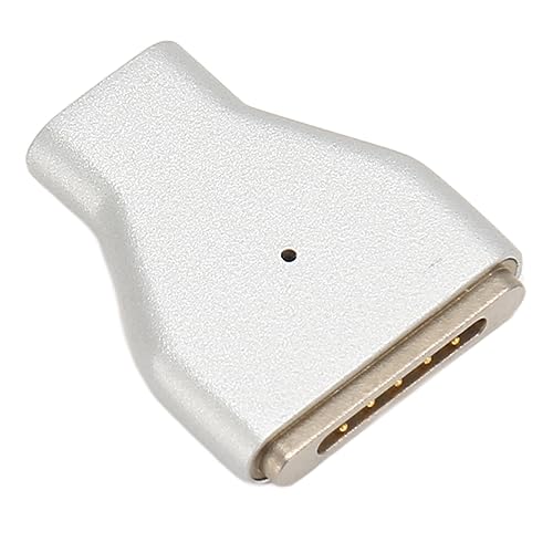 Yunseity 140 W USB-C-auf-Magnet-Adapter, Ladeadapter aus Aluminiumlegierung, für MacBook Pro 2021 (M1, 14/16 Zoll), Pro 2023 (M2 14/16 Zoll), Air 2022 (M2 13,6 Zoll) (Gerader Kopf) von Yunseity