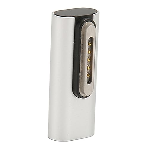 Yunseity 140 W USB-C-auf-Magnet-Adapter, Ladeadapter aus Aluminiumlegierung, für Pro 2021 (M1, 14/16 Zoll), Pro 2023 (M2 14/16 Zoll), Air 2022 (M2 13,6 Zoll) (Mittlere Kurve) von Yunseity