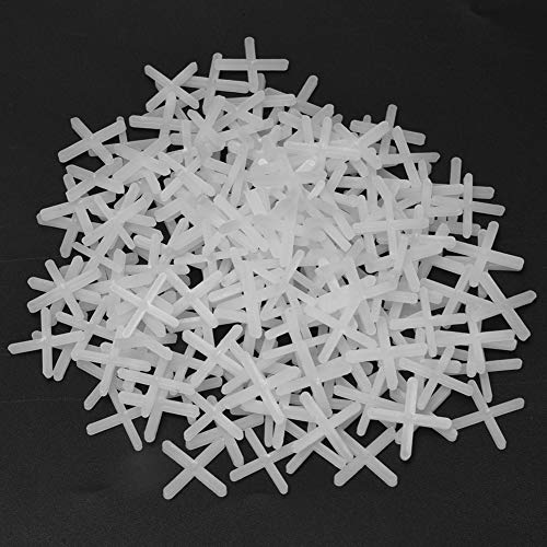 Yunseity 2000 Stück Tile Spacer ， Pe Tile Spacer ， Fliesenklempner Hedenwendbares Nivellierersystem. (2mm) von Yunseity