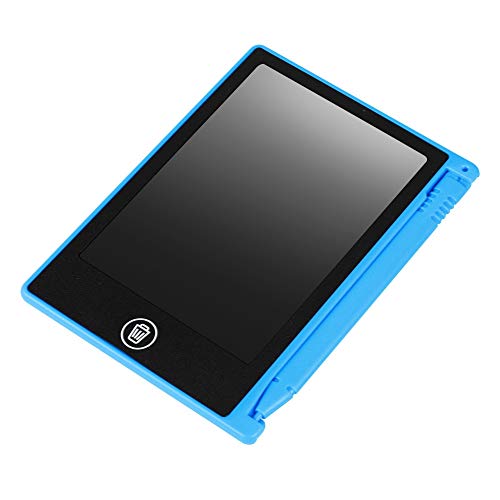 Yunseity 4,5-Zoll-LCD-Schreibtafel, Elektronisches Zeichentablett Grafik-Zeichenhandschrift, Digitales Löschbares Kinderschreibbrett, für Erwachsene Home School Office Family (Blue) von Yunseity