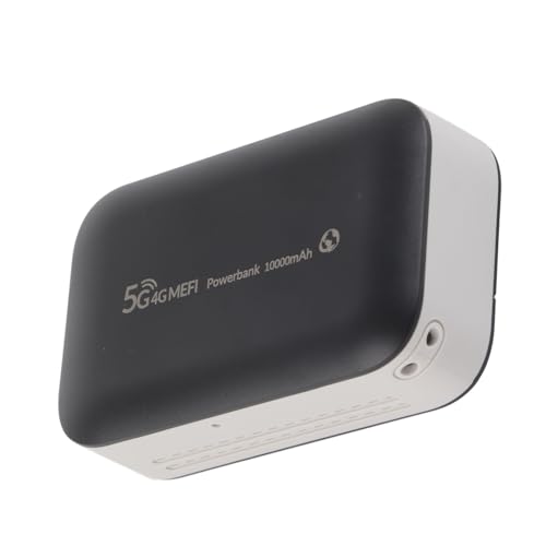 Yunseity 4G Tragbarer WiFi -Router Black LTE Wireless Router für Telefon -Tablet Laptop, Bis zu 10 Benutzer, 10000 MAh Akku, Tragbare Größe für Geschäftsreisende von Yunseity