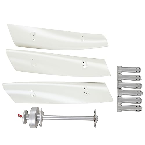 Yunseity 600-Windturbinengenerator, 3-Blatt-Versvertikal-Magnetschwebe-Windmacherator -Controller für die Straßeenbeleuchtung Zu Hause (12V) von Yunseity
