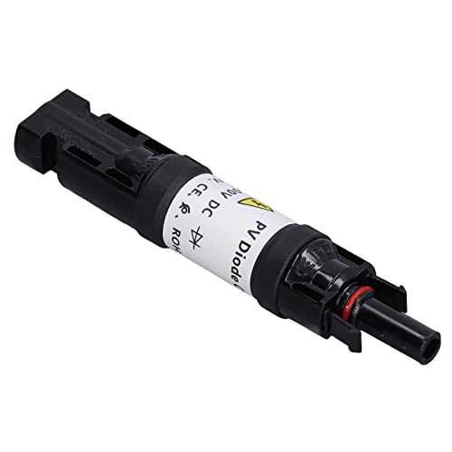Yunseity Ausgezeichnete Elektrische Solardiodenanschluss Männlich Frauen IP67 Wasserdichtes Panel Kabel Blockierdiodenhalter für Vibrationen Kostenlose Verbindung PPO -Material 1 Pack (30A) von Yunseity