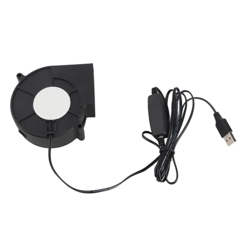 Yunseity Compact USB -Blower -Lüfter 97 X 97 X 33 Mm 22 CFM Computerkühlungslüfter für Modem, Verstärker, AV Schrank, Speichergerät [Easy Installation] von Yunseity