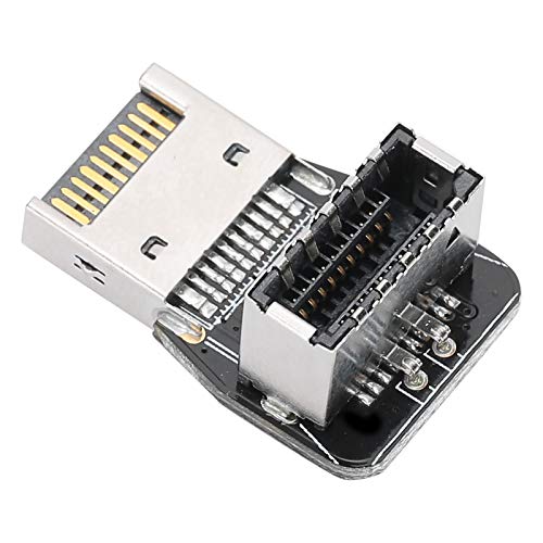 Yunseity Computer Mainboard Front Type-E Adapter, USB3.1 Frontpanel Interner Anschluss Typ E, Unterstützung USB3.1 10G, USB3.2 20G Full Speed. von Yunseity