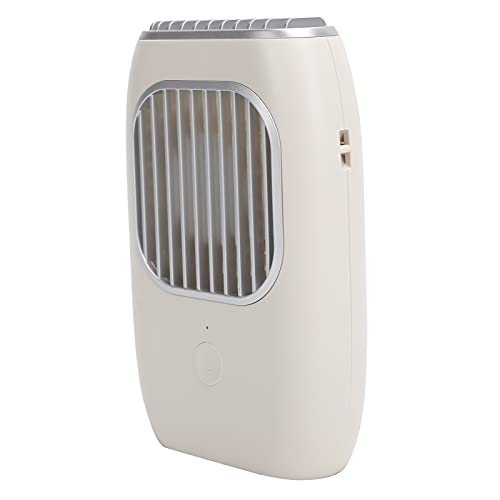 Yunseity Handventilator, Halsventilator MIT Ständer und Lanyard, 2000 Mah MIT Großer Kapazität, Tragbarer-Beatmungsgerät MIT Drei Geschwindigite, Windgeschwindigkeit, (WHITE) von Yunseity