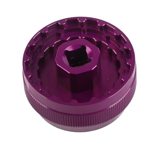 Yunseity Indenlagerschalenwerkug, 5 in 1 Multifunkionen-Innenlagerwerkgeug für Fahrradrad (Purple) von Yunseity