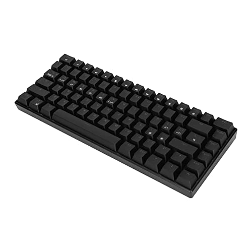 Yunseity Mechanische Tastatur 82 Tasten RGB 2.4G/ 3.0/5.0/Type-c Wired 3 Verbindungsmodi Ergonomisches Layout Computertastatur für/HarmonyOS//IOS (Roter Schalter) von Yunseity