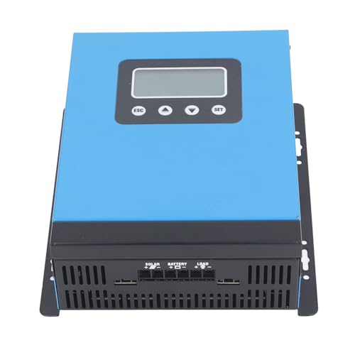 Yunseity Mppt-solarladeregler, Solarpanel-Regler MIT LCD-Display, 12 V, 24 V, 36 , 48 Automatisch, Maximaler Eingang 180 , Fürr Gelversiegelte Iberflutete Lithiumbatterie (60A) von Yunseity