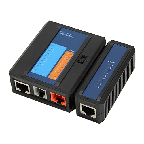 Yunseity Netzwerkkabeltester, Multi Network Tester Support POE Switch Support für Cat8 Cat7 Cat6e Cat5 Kabel, Cat6 RJ45 Kabeltest von Yunseity