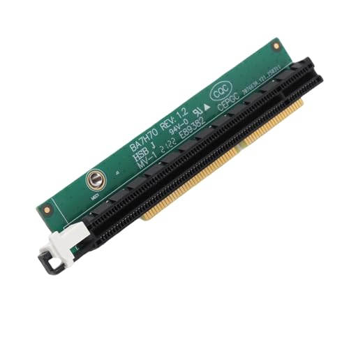 Yunseity PCI E Riser -KARTENSETZUNG FÜR TINY5 -Serienmodelle, Nahtlose Anpassung für ThinkCentre M920Q M920X M910X M720Q P330 Benutzer (Mit Rückenplatte) von Yunseity